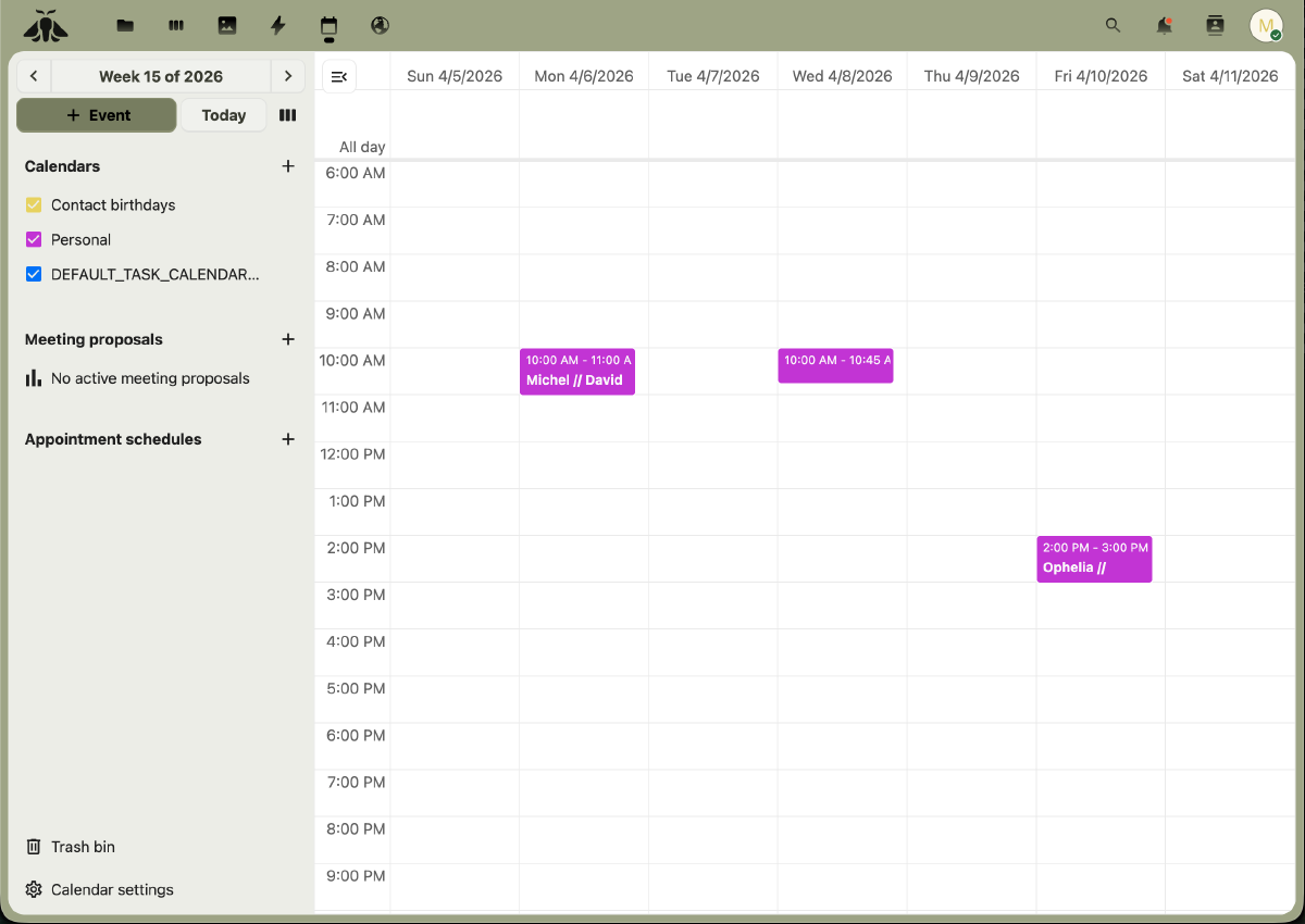 Calendar